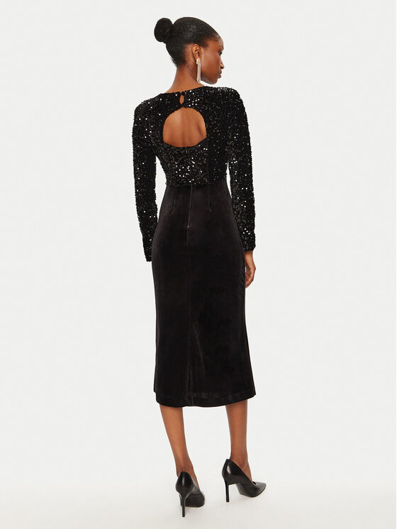 Rinascimento Rinascimento Kokteilikleit CFC0121943003 Must Regular Fit