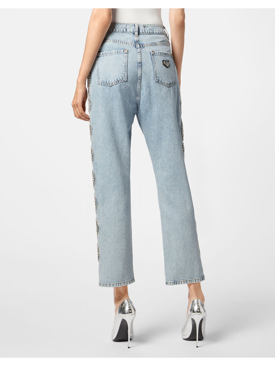 PHILIPP PLEIN PHILIPP PLEIN Jeansy 4455 Błękitny Loose Fit
