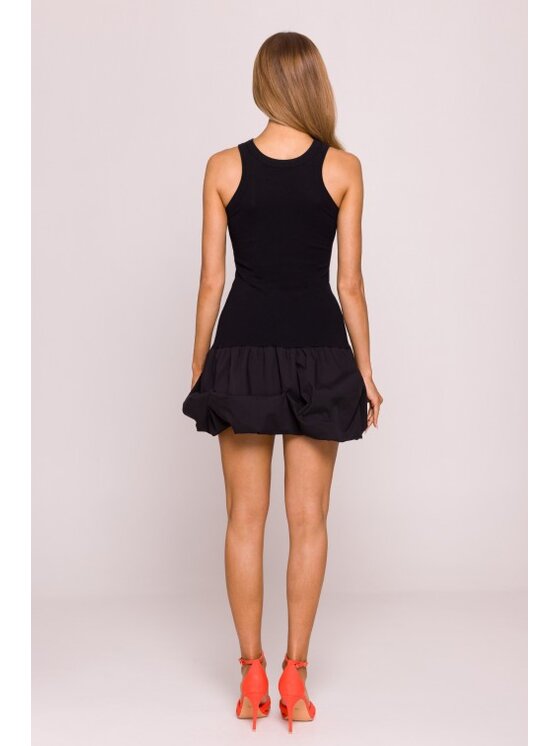 Made of Emotion Made of Emotion Sukienka wieczorowa M863 Czarny A-Line Fit