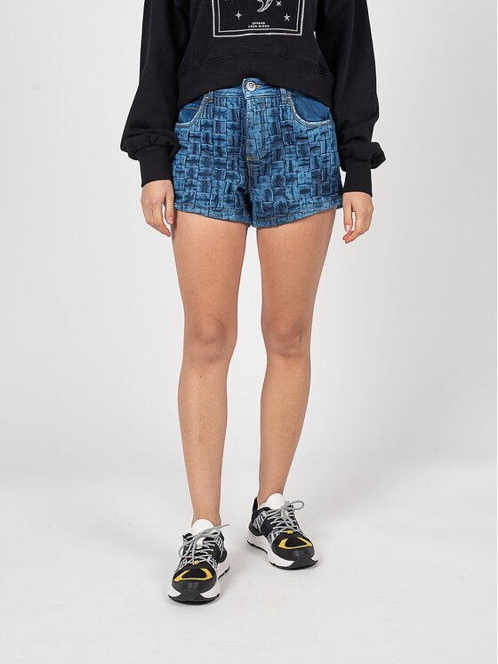 PINKO PINKO Šortky 1J10W6 Y648 Tmavomodrá Regular Fit