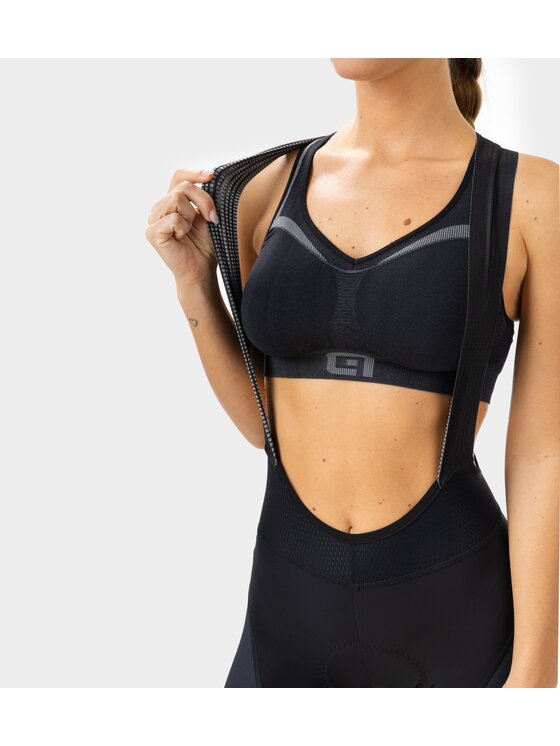 Alé Cycling Alé Cycling Szorty rowerowe PR-E Vanessa Czarny Fitted Fit