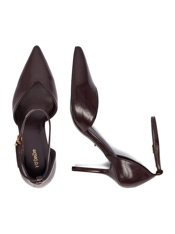 DeeZee DeeZee Pantofi cu toc subțire CEO-CD25-355-1 Vișiniu