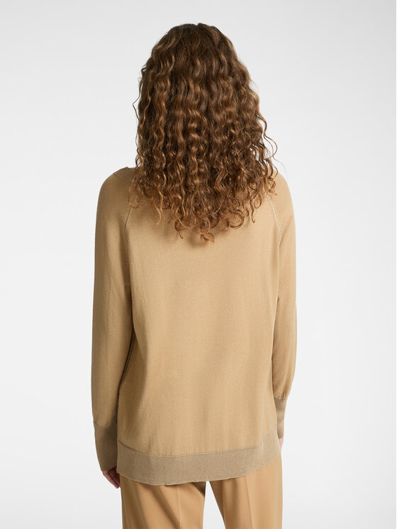 Elena Mirò Elena Mirò Cardigan M477Z000610N012 Écru Boxy Fit