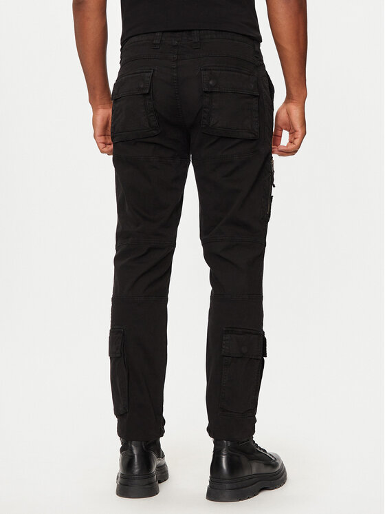 Aeronautica Militare Aeronautica Militare Pantaloni di tessuto 242PA1557CT3170 Nero Regular Fit