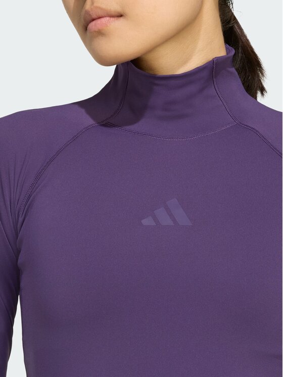 adidas adidas Koszulka techniczna Techfit COLD.RDY Fioletowy Slim Fit