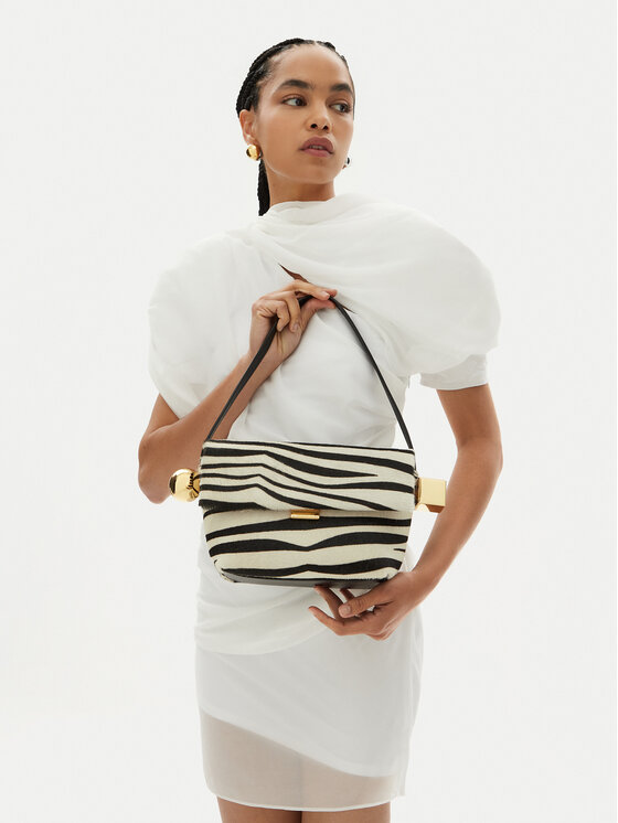 JACQUEMUS JACQUEMUS Torebka The Rond Carre 24H243BA383-3209 Biały