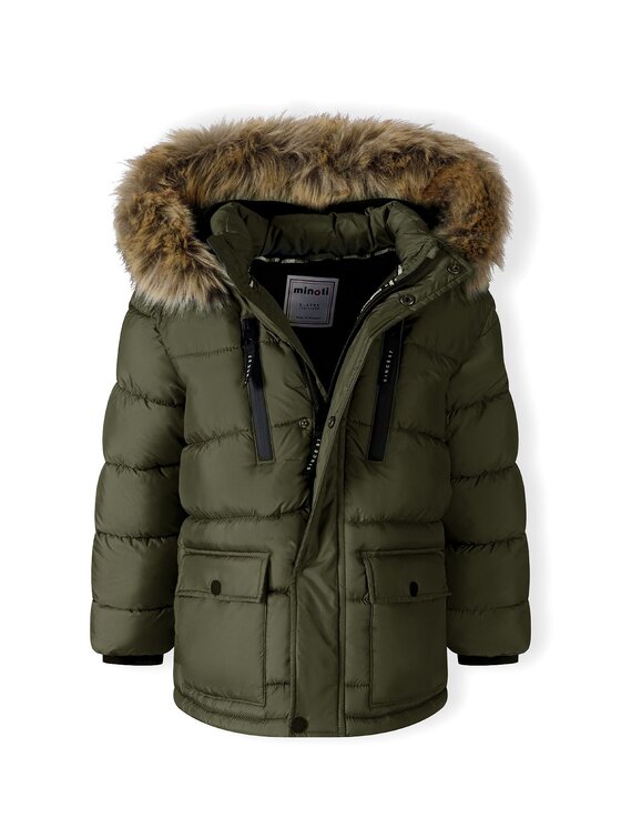 MINOTI MINOTI Kurtka zimowa 19coat53 Khaki Regular Fit