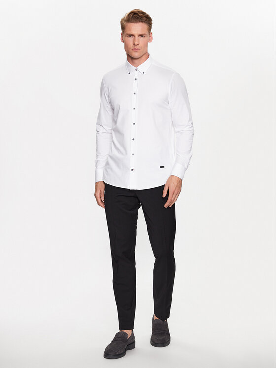 Camicia 9350 38610 Bianco Slim Fit