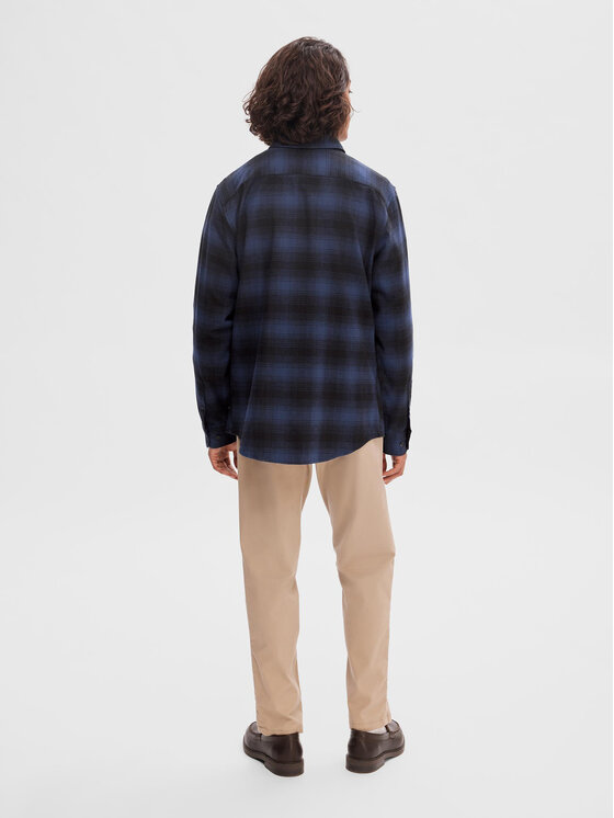 Selected Homme Selected Homme Košulja 16091358 Tamnoplava Slim Fit