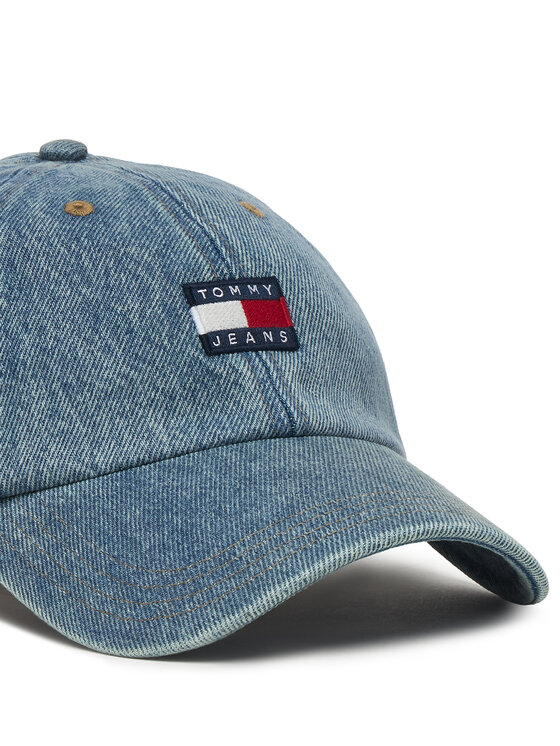 Tommy Jeans Tommy Jeans Καπέλο Jockey Tjw Heritage Denim Cap AW0AW18578 Μπλε