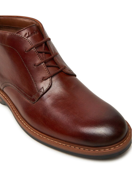 Clarks Clarks Зимни обувки Aldwin Chukka 26178425 Кафяв