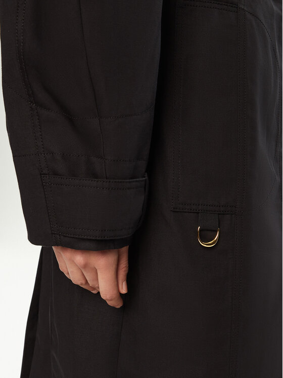 JACQUEMUS JACQUEMUS Trenčkot 24E241CO051 Čierna Regular Fit