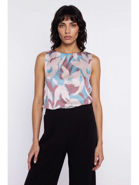 NIFE NIFE Kalhoty z materiálu SD139 Černá Modern Relaxed Fit