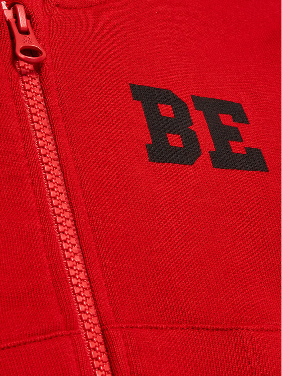 United Colors Of Benetton United Colors Of Benetton Felpa 3J68G5023 Rosso Regular Fit