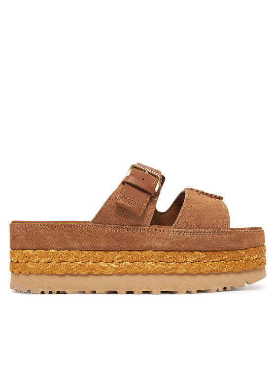Ugg Damskie Klapki, rozmiar 41, Brązowe, W Aubrey Slide 1167451
