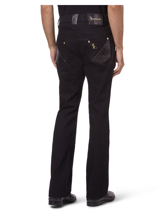 Billionaire Billionaire Jeansy 18123 Czarny Regular Fit