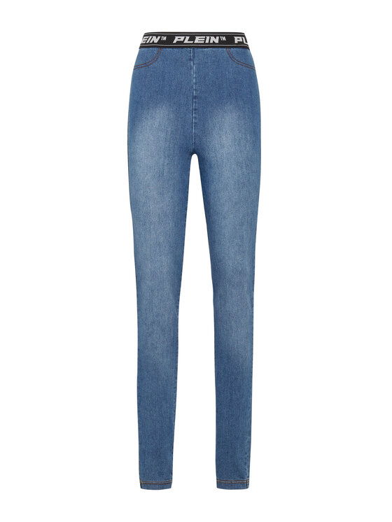PHILIPP PLEIN PHILIPP PLEIN Jeansy 2369 Světle modrá Jegging Fit