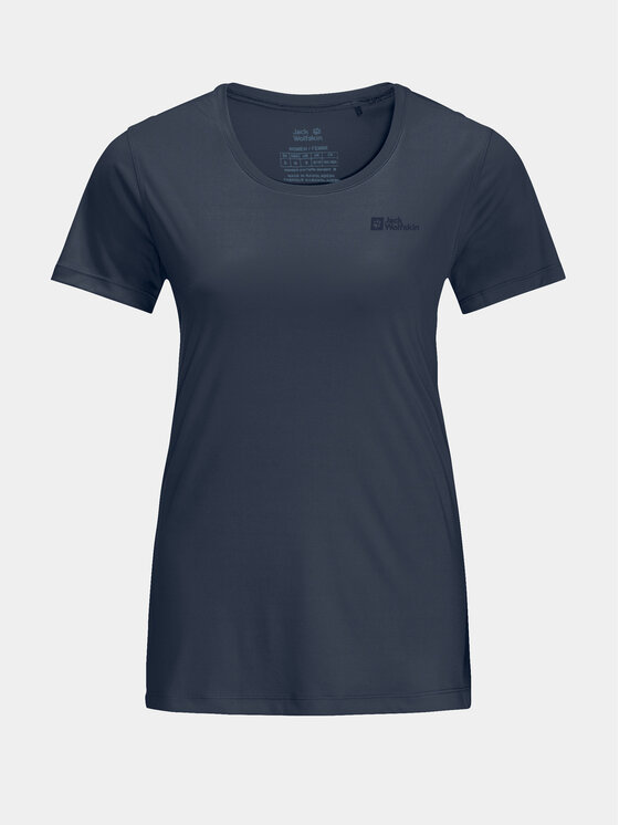 Jack Wolfskin Jack Wolfskin Technisches T-Shirt Tech 1807122 Dunkelblau Regular Fit