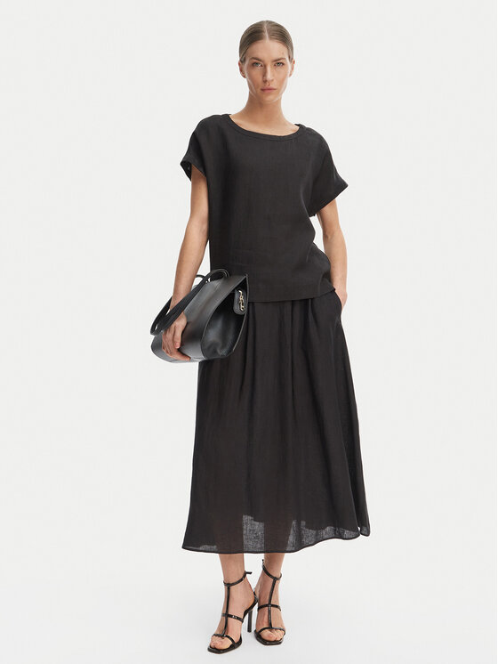 Marella Marella Trapez suknja Biada 2615101082 Crna Regular Fit