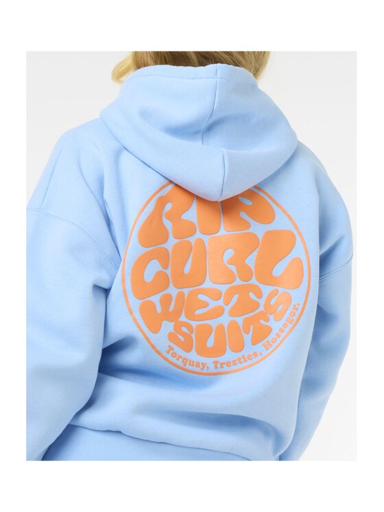 Rip Curl Rip Curl Bluza Icons Of Surf Heritage Hood Błękitny Relaxed Fit