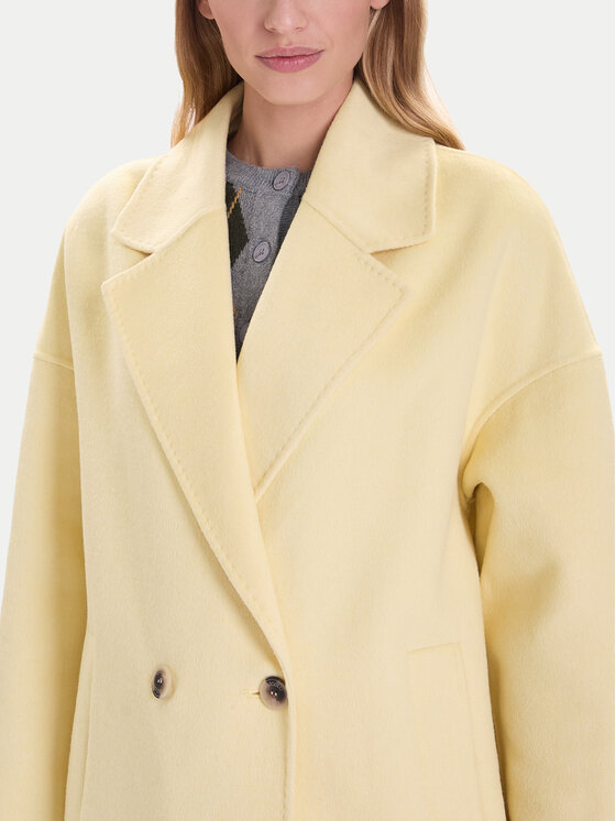 ViCOLO ViCOLO Villane mantel TF0003 Kollane Regular Fit