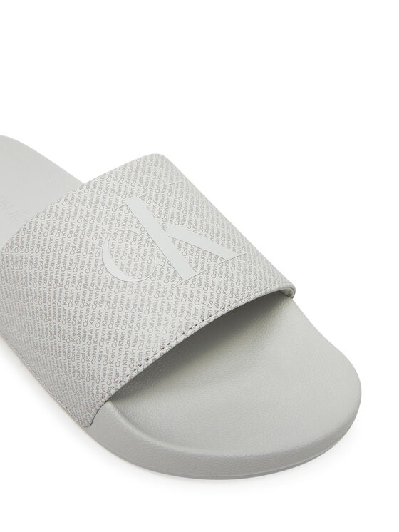 Calvin Klein Jeans Calvin Klein Jeans Klapki Slide Aop Print YM0YM01269 Szary