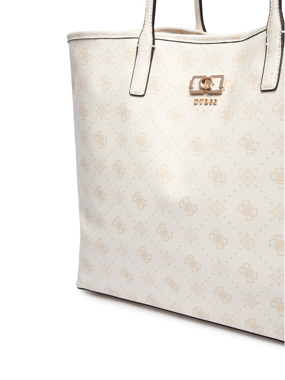 Guess Guess Geantă Emelie Logo HWGP99 28240 Crem