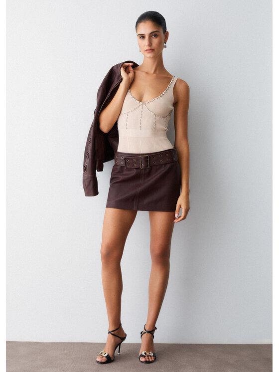 Liu Jo Liu Jo Top PA6016MS99EC3908 Bianco Regular Fit