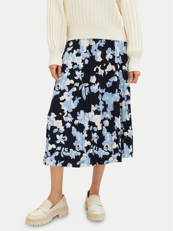 Tom Tailor Tom Tailor Plesirana suknja 1040340 Plava Regular Fit