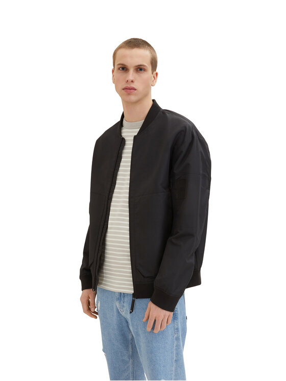 Tom Tailor Denim Tom Tailor Denim Μπόμπερ μπουφάν 1034850 Μαύρο