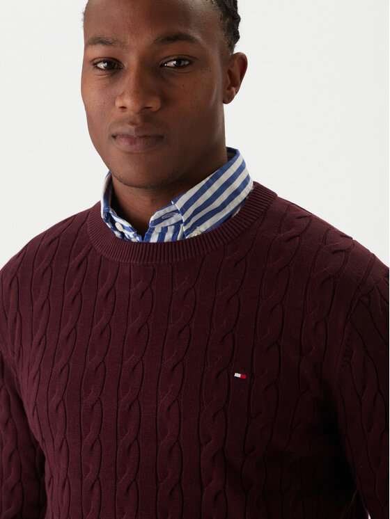 Tommy Hilfiger Tommy Hilfiger Светр MW0MW33132 Бордовий Regular Fit