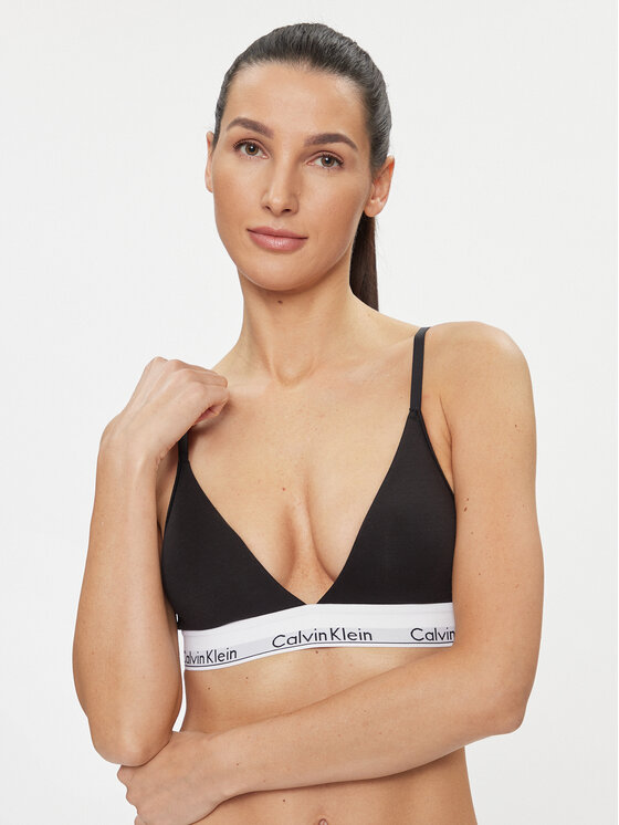 Calvin Klein Underwear Bralette krūšturis 000QF5650E Melns