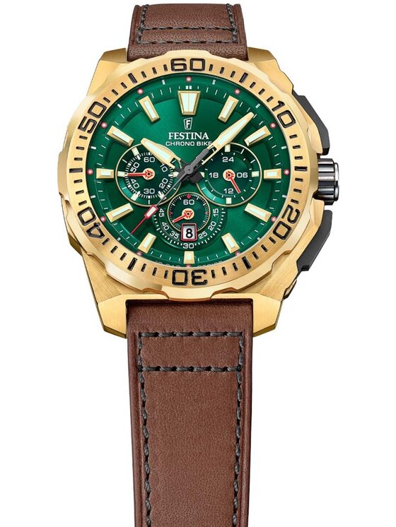 Festina Festina Zegarek F20728-2 Brązowy