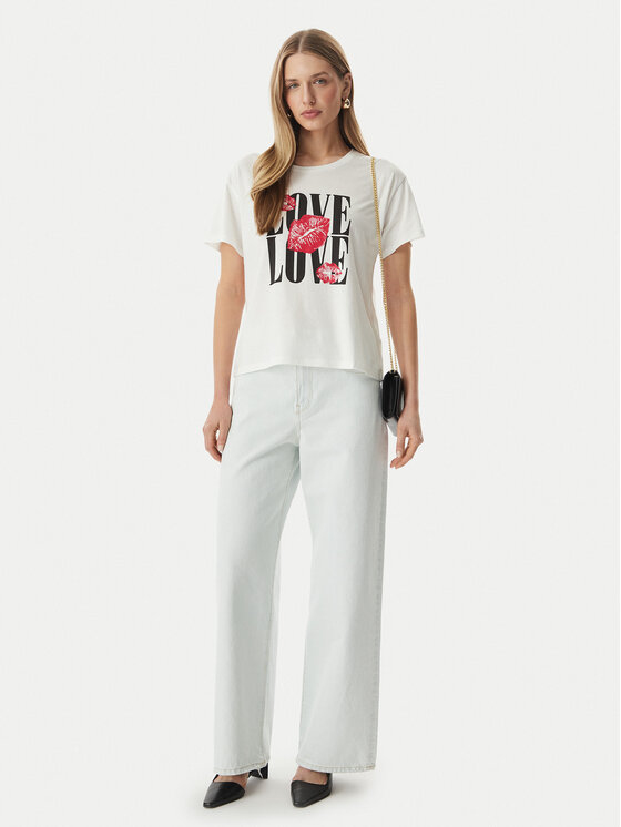Morgan Morgan Tricou 261-DOVE Alb Regular Fit