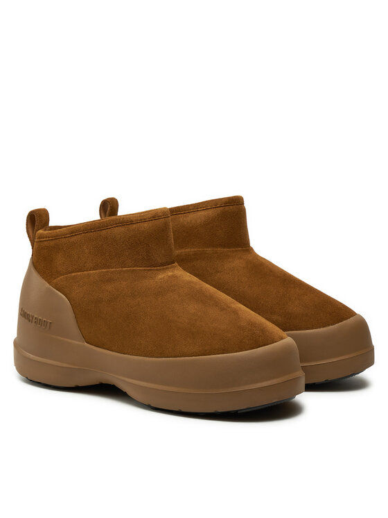 Moon Boot Moon Boot Μπότες Χιονιού Luna Low Suede Boot 80D2480040 Καφέ