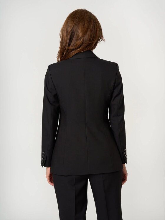 Willsoor Willsoor Marynarka 68161 Czarny Slim Fit
