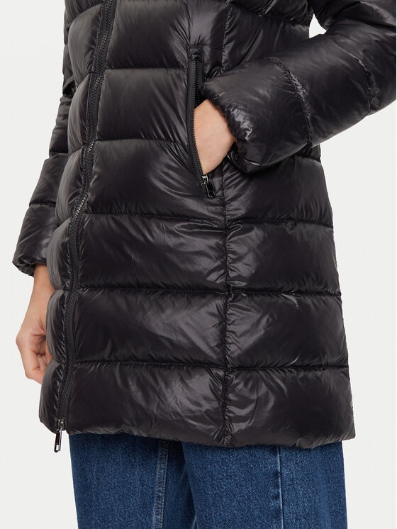 Tommy Hilfiger Tommy Hilfiger Vatovaná bunda WW0WW43122 Čierna Regular Fit