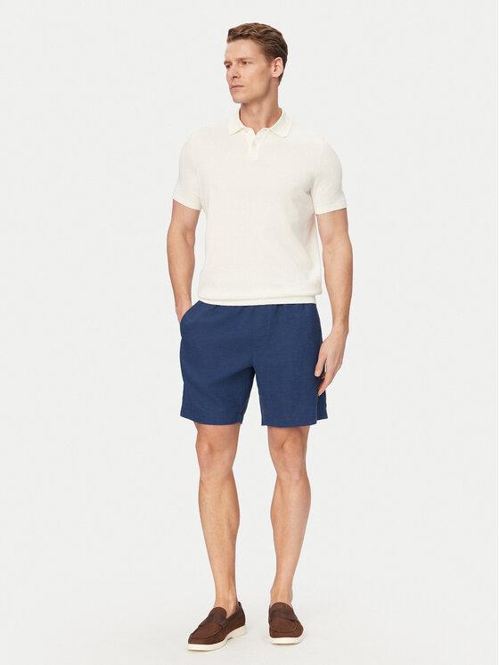 Tommy Hilfiger Tommy Hilfiger Pantaloncini di tessuto Dover MW0MW44357 Blu Regular Fit