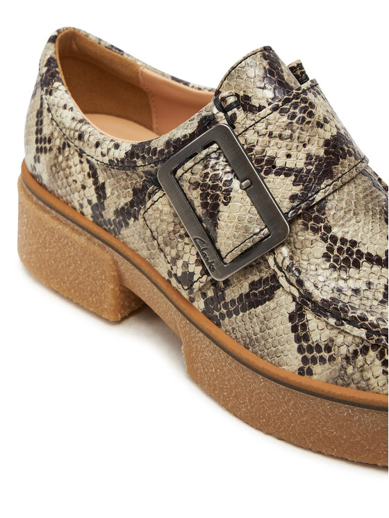 Clarks Clarks Κλειστά παπούτσια Linoso Monk 26178680 Γκρι