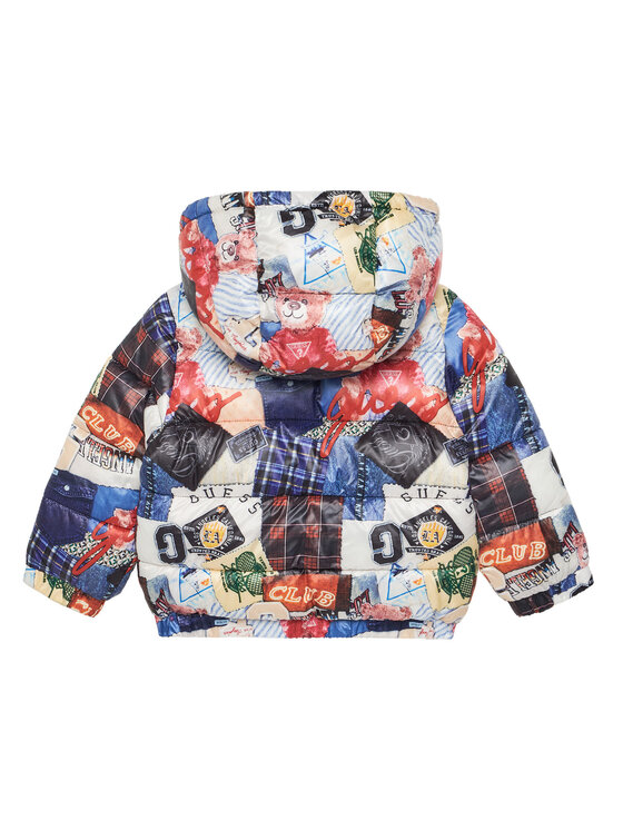 Guess Guess Ziemas jaka N5YL05 WEGY0 Daudzkrāsains Regular Fit