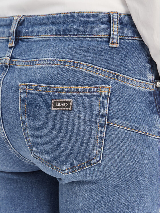 Liu Jo Liu Jo Jeans hlače UA6006 D0310 Modra Slim Fit