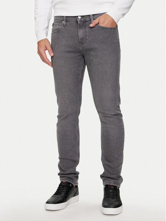 Calvin Klein Jeans Džinsi J30J325730 Pelēks Slim Fit