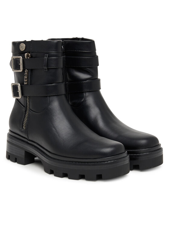 Guess Guess Čizme FLFLYN ELE10 Crna