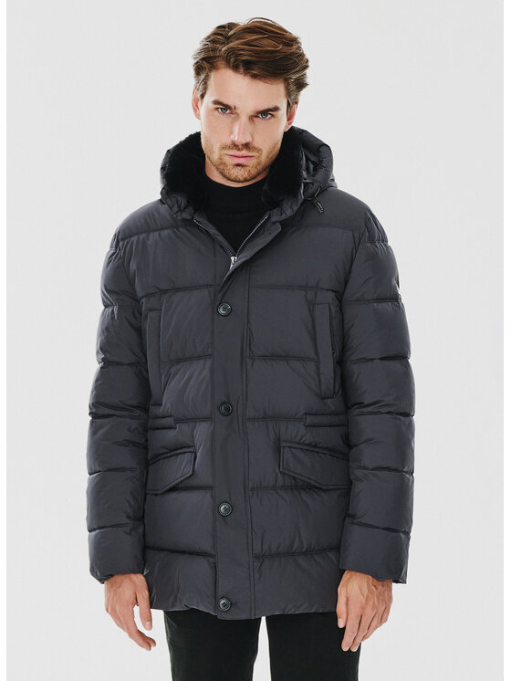 Pako Lorente Pako Lorente Kurtka puchowa P24WF-5X-004 Granatowy Classic Fit