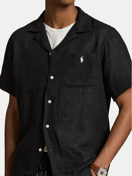 Polo Ralph Lauren Polo Ralph Lauren Риза 710966421500 Черен Regular Fit