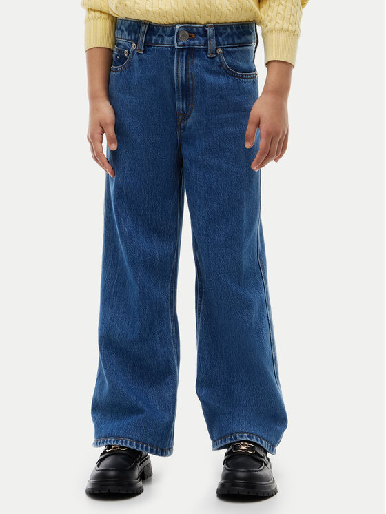 Tommy Hilfiger Tommy Hilfiger Džinsai Mabel KG0KG09421 Tamsiai mėlyna Wide Leg