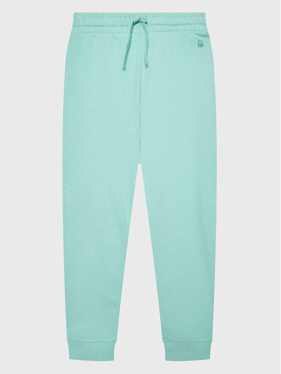 United Colors Of Benetton Teplákové nohavice 3J68CF02H Zelená Regular Fit