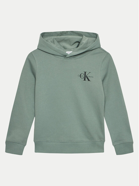 Calvin Klein Jeans Calvin Klein Jeans Sweatshirt Small Monogram IU0IU00266 M Grün Regular Fit