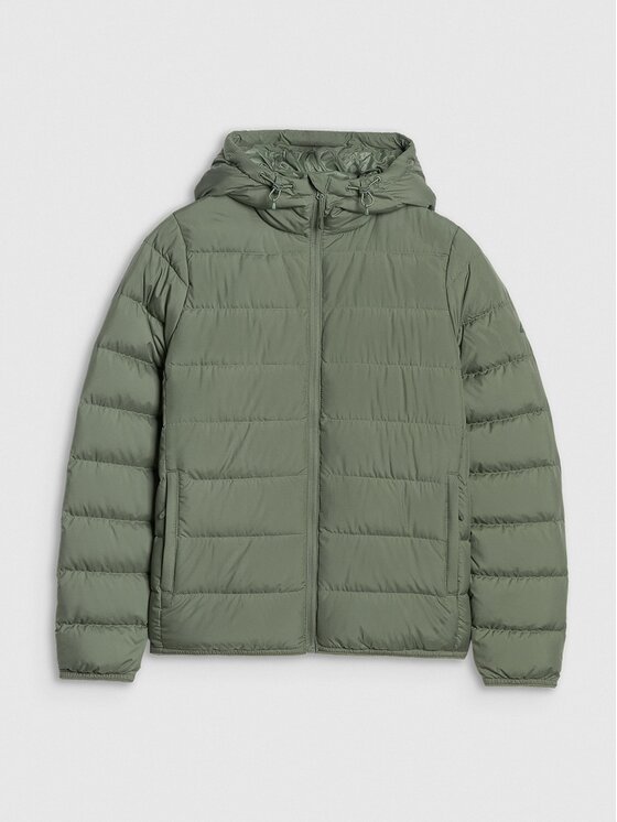 4F 4F Giubbotto piumino 4FRAW25TDJAF0800-43S Verde Regular Fit