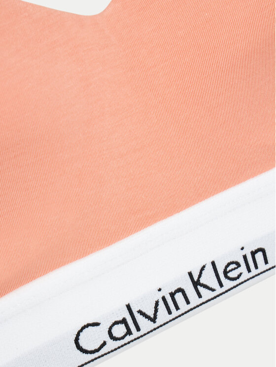 Calvin Klein Underwear Calvin Klein Underwear Biustonosz bezfiszbinowy 000QF7059E Koralowy